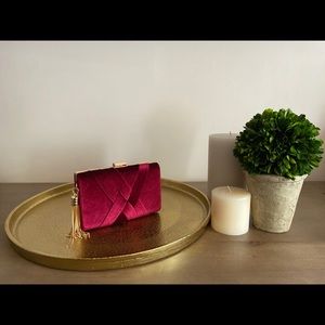 Small Burgundy Evening clutch